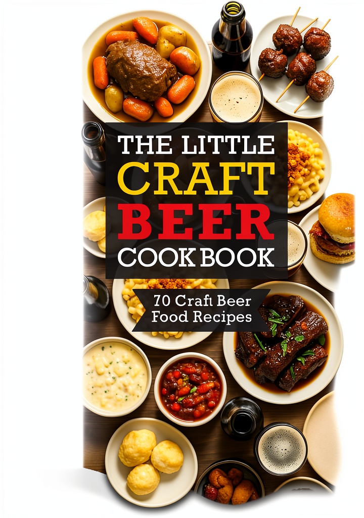 Book cover showcasing beer and meal recipes