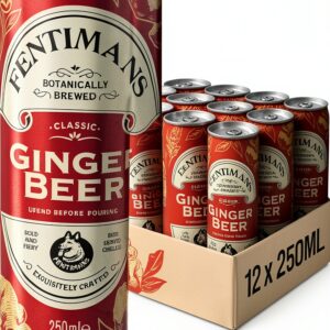 Fentimans Ginger Beer 250ml Cans Botanical Brew-0