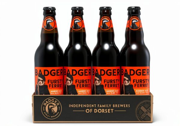 Badger Full Ale 4.4 ABV 500ml Pack Classic Bitter-0