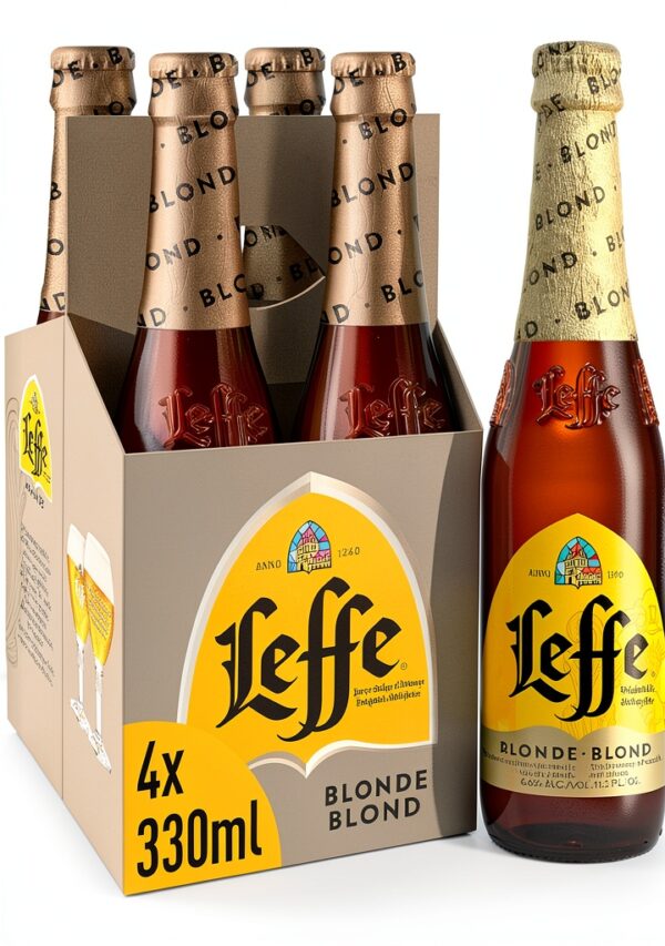 Leffe Blonde Beer Light Belgian Abbey Style-0
