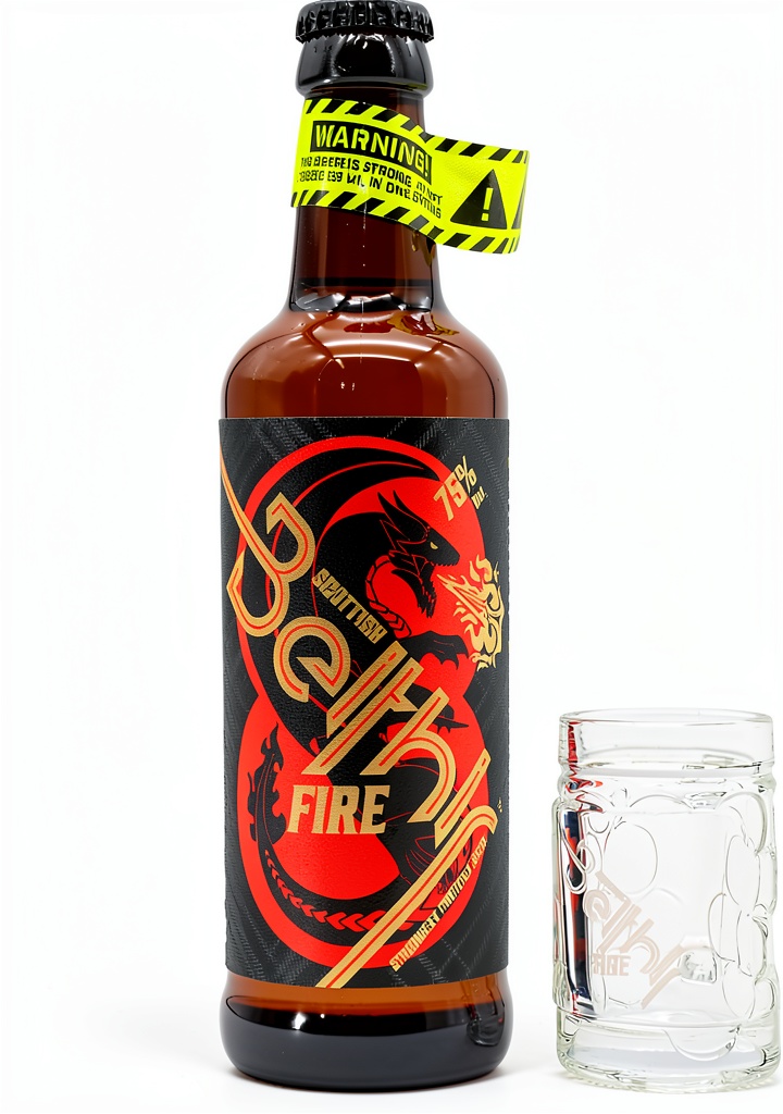 Hard To Find 330ml Bitter Ale bottle on a wooden table