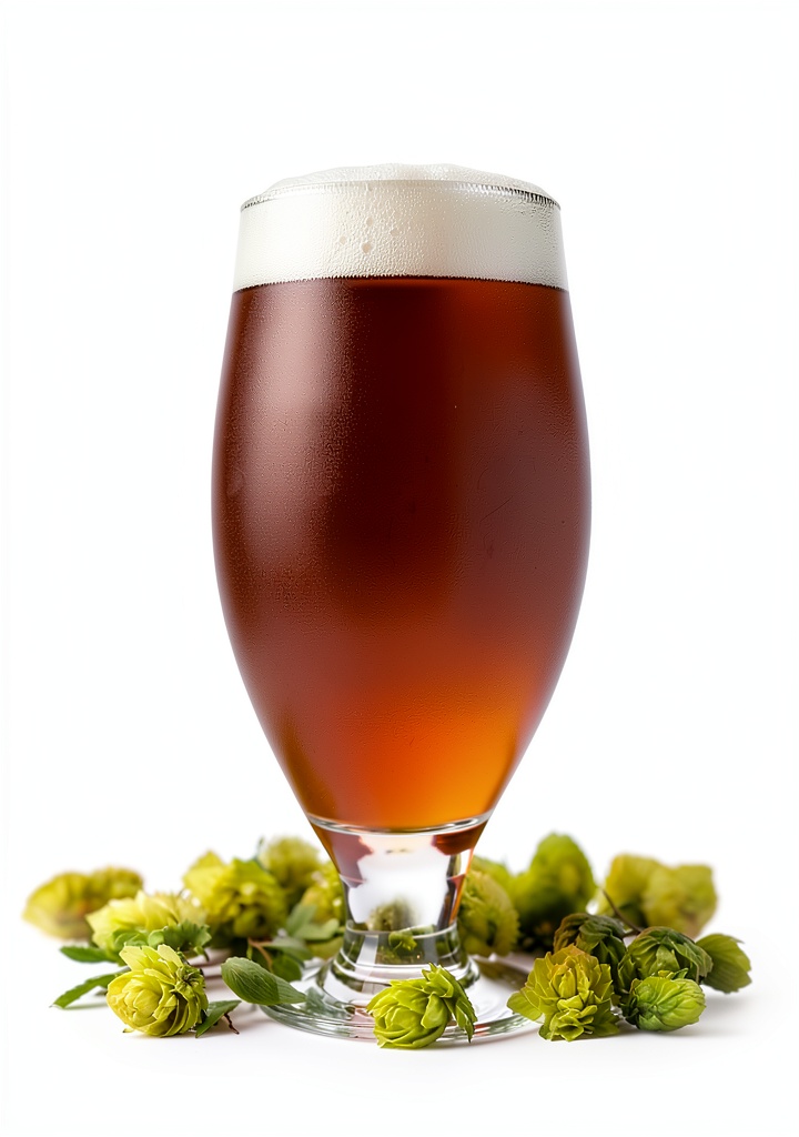 Home brewer consulting the Beer Brewing Guide on a tablet