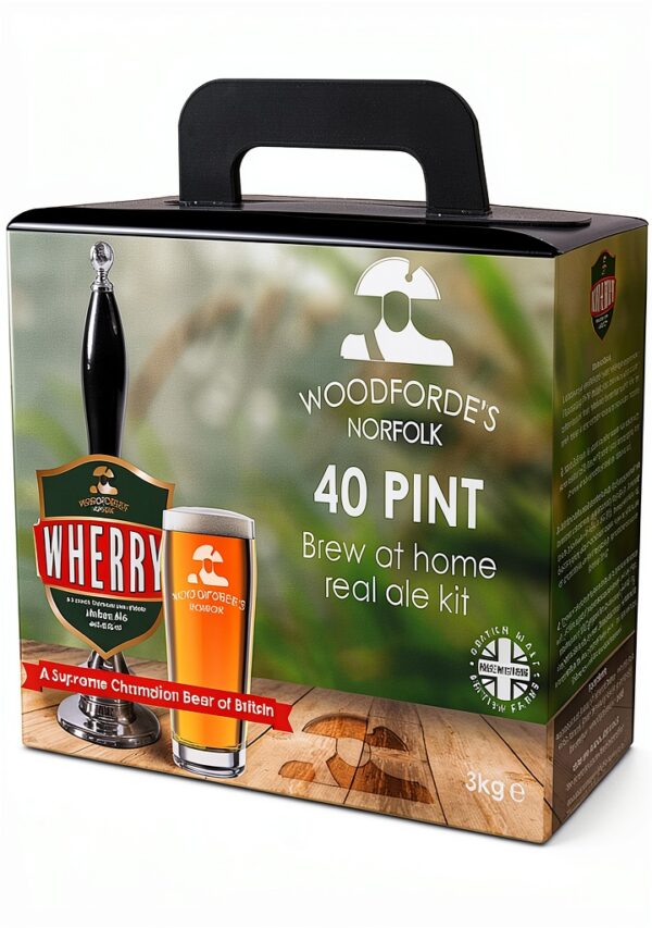 Homebrew Kit Balliihoo Woodfordes Wherry 3kg Real Ale Kit 40 Pints-0