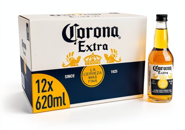 Corona Extra Premium Lager Beer 12 bottle pack 4.5% ABV Full Body-0