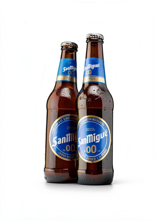 San Miguel Non-Alcoholic Beer 12 x 330ml Medium Lager 3.96L Pack-3