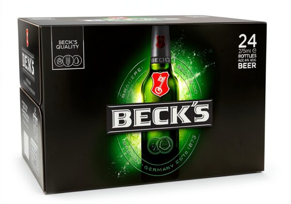 Beck's Lager 4% ABV 24 x 275ml Pack Classic German Style-0