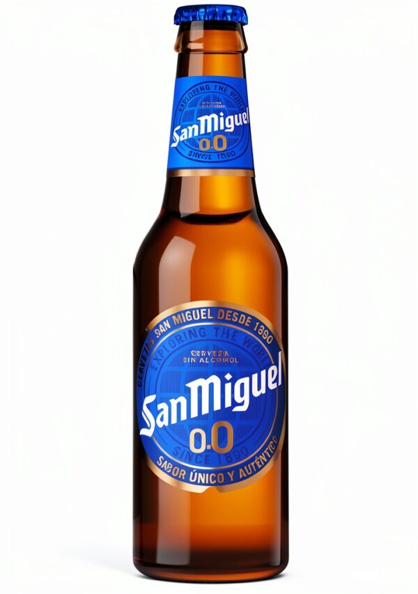 San Miguel Non-Alcoholic Beer 12 x 330ml Medium Lager 3.96L Pack-2