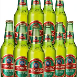 Tsingtao Lager 12x330ml Bottles by Beer Hunter Light Chinese Beer-0
