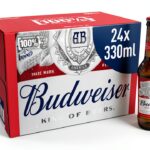 Budweiser Lager Case 24 x 33cl and 4.5% ABV Premium American Beer-0