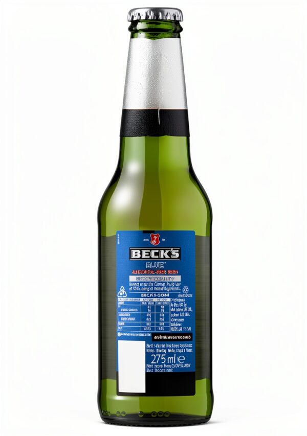 Beck's Blue Alcohol Free Lager 24 x 275ml Bottles German Beer-3