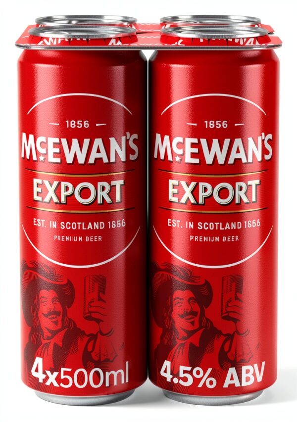 McEwan's Export Original Scottish Premium Beer, 4 x 500ml-0
