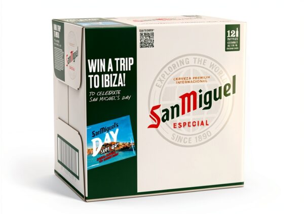 San Miguel Premium Lager Beer 12x330ml Bottle Pack-0
