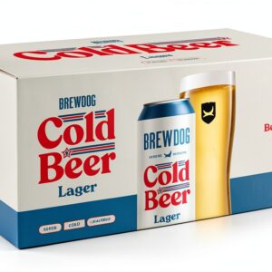 BrewDog Cold Beer 10x440ml Lager - Gluten Free, 3.4% ABV-0