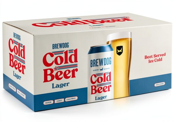 BrewDog Cold Beer 10x440ml Lager - Gluten Free, 3.4% ABV-0